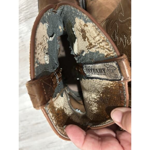 Women's Ariat Fatbaby Boot Sz 9B. Please See Inside Pictures. Interior Peeling. - Picture 9 of 12